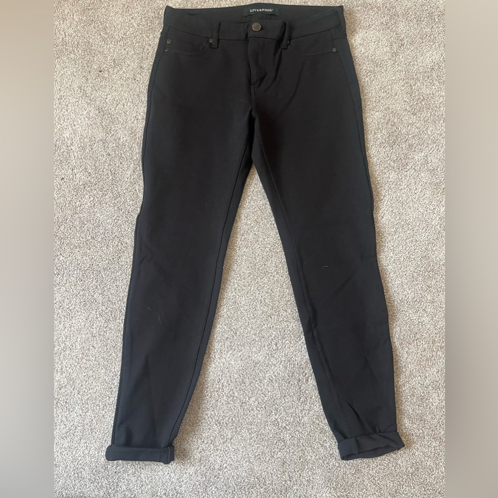 Black Liverpool Skinny Pants